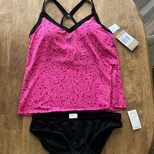 NIKE Tankini Set 2 pcs Pink Dot Swimsuit